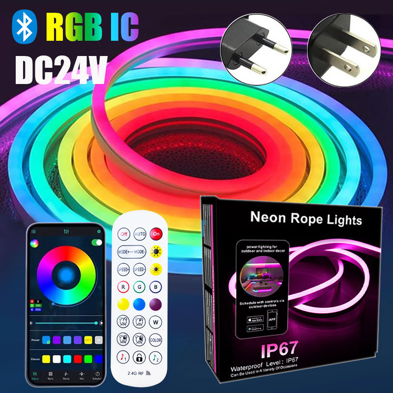 24V Addressable Neon Led Ribbo - Outdoor Power Strip Weatherproof recension och pris