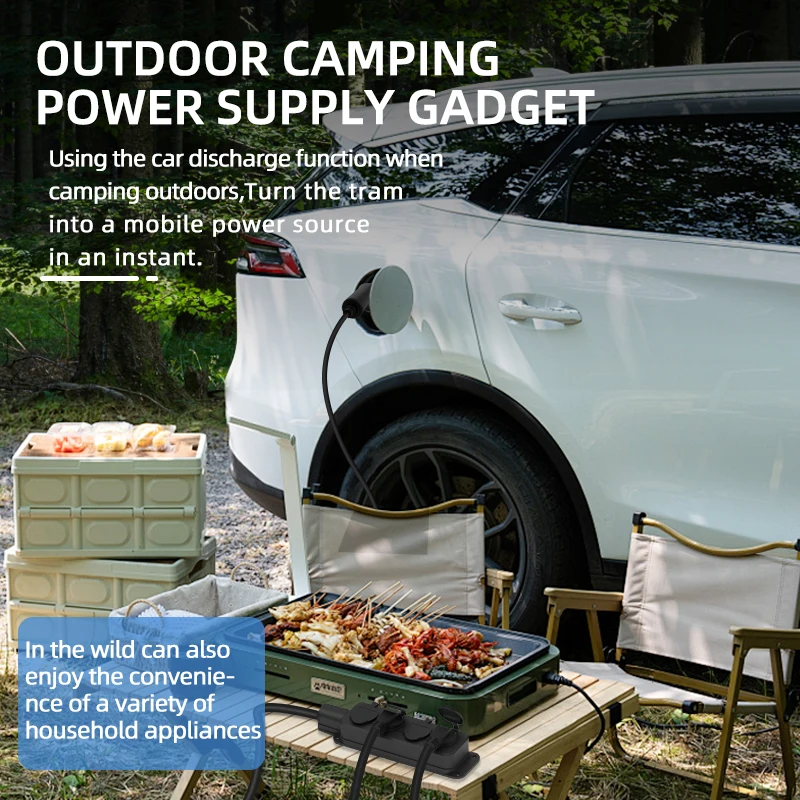 Portable 16A 4KW V2L Cable Ele - Ac Outdoor Power recension och pris